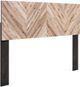 Signature Design by Ashley® Piperton 3-Piece Two-Tone Black/Brown Queen Panel Headboard Bed Set-1