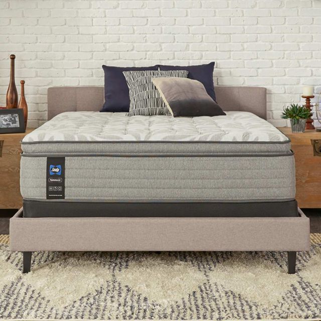 Sealy® Posturepedic® Silver Pine Innerspring Soft Euro Pillow Top Queen Mattress-9