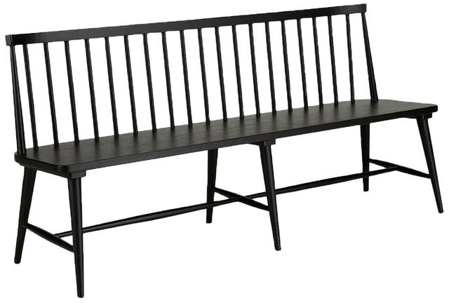 Napa Furniture Design Aria Windsor Black Dining Bench-0