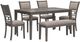 Signature Design by Ashley® Wrenning 6-Piece Gray Dining Set-0