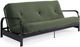 dhp furniture® Cleo Green Futon with Arms-0