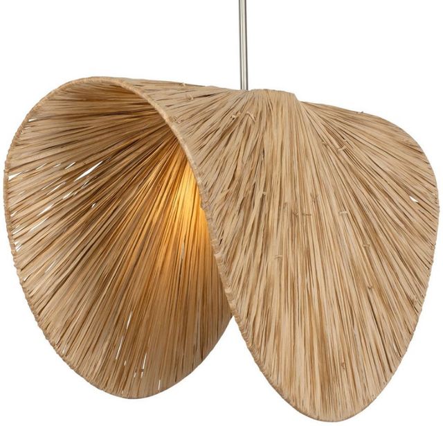 Uttermost® Bend Brass/Brown Pendant-4