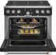 Café™ 36" Matte Black Pro Style Dual Fuel Range-2