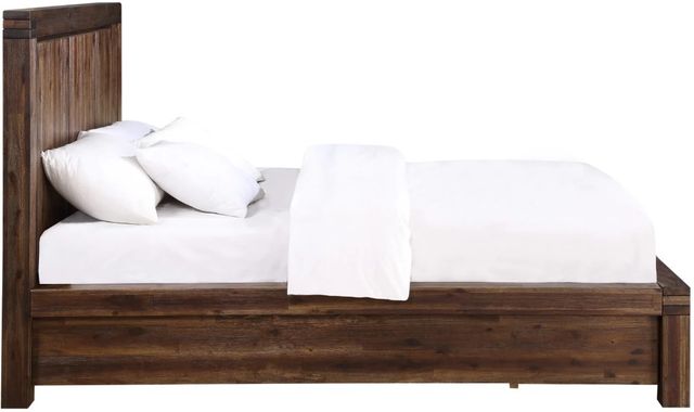 Modus Furniture Meadow Brick Brown California King Storage Panel Bed-3