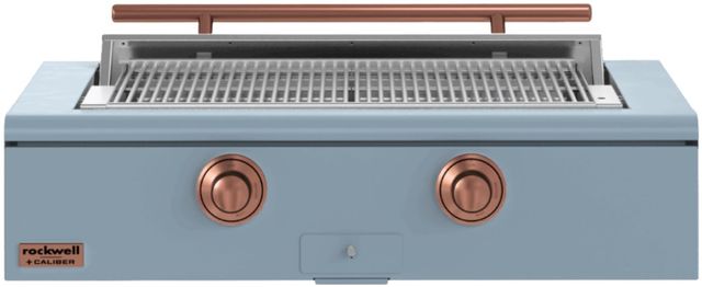 Caliber™ Rockwell Social 2-Burner Bluestone Built-In Natural Gas Grill with Copper Hardware-0