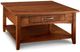 Handstone Customizable Glengarry Heritage Maple Coffee Dual Drawers Coffee Table with Shelve-0