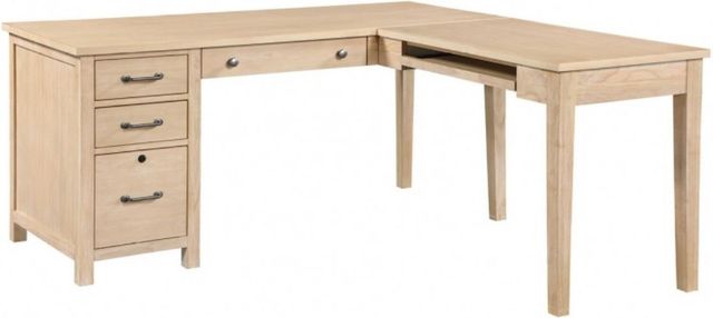 Winners Only® Mayville Beige 66" Desk with 39" Return-0