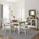Liberty Furniture Whitney 5-Piece Antique Linen/Weathered Gray Rectangular Dining Set-3