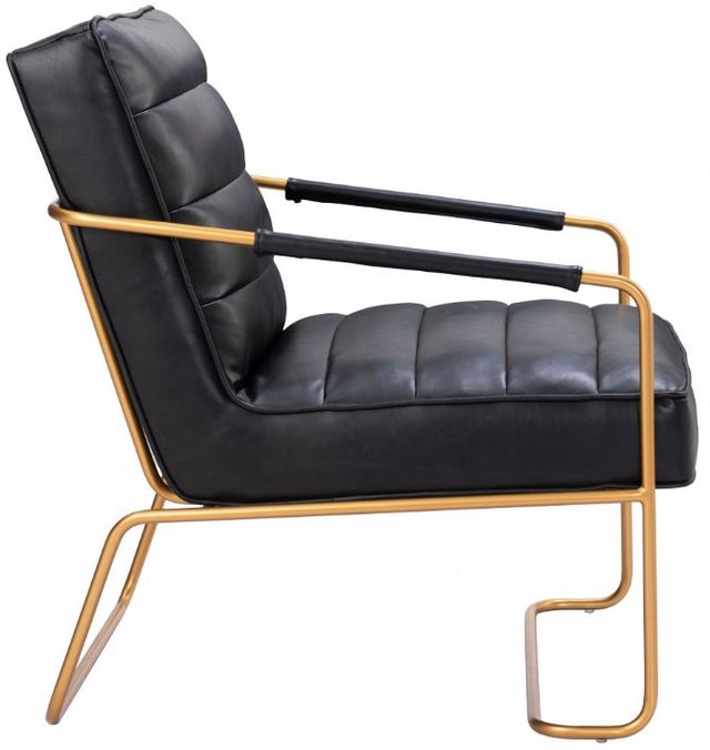 Zuo® Modern Dallas Vintage Black Accent Stationary Chair-1