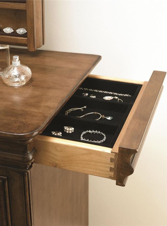 Universal Explore Home™ New Lou Cognac Dresser And Storage Mirror-2