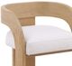 Dovetail Furniture Tyson Cream/Natural Counter Stool-4