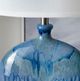 Crestview Collection Lyle Blue Table Lamp-2