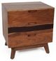 A & B Home Sierra Brown Nightstand-0