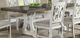 Furniture of America® Auletta Distressed White Dining Table with Gray Top-0