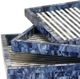 Stylecraft Dann Foley Lifestyles 3-Piece Multi Blue Tray Set-1