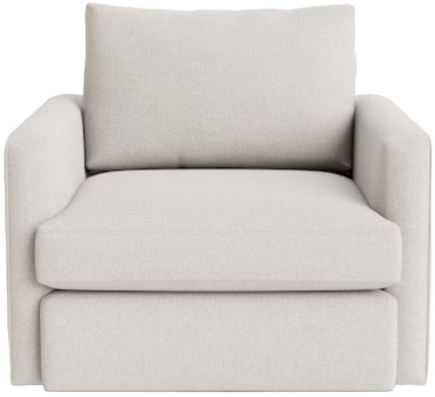 Bassett® Furniture Customizable Allure Track Arm Swivel Chair-1