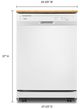Whirlpool® 24" Heavy Duty Portable Dishwasher White with 1-Hour Wash Cycle-2