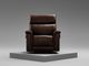 Arula Chocolate Leather Rocker Recliner-2