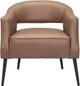 Zuo® Modern Berkeley Vintage Brown Accent Chair-1