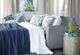 Hughes Furniture® 18500 Grande Turquoise Cuddle Sleeper-1