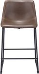 Zuo® Modern Smart 2-Piece Vintage Espresso Counter Stool Set-1