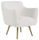 Uttermost® Oasis White Swivel Chair-0