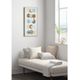Olliix by Urban Habitat Crowned Motions Multi Crystal Glass Coat with Foil Framed Wall Art-5