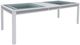 Signature Design by Ashley® Chalanna Glass Top Dining Extension Table with White Base-0