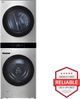 LG Studio WashTower™ Noble Steel Gas Laundry Center, 5.0 Cu. Ft. Washer, 7.4 Cu. Ft. Dryer-1