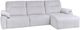 Elran Customizable Rowan 3-Piece Manual Reclining Right-Arm Facing Sectional and Chaise-0