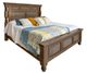 International Furniture Direct Stone Brown California King Panel Bed-0