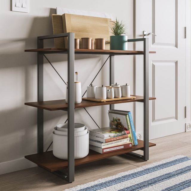 homestyles® Merge Three-Shelf Bookcase-3