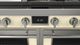 Fulgor Milano® Evoque 400 Series 60" Glossy Ivory Pro Style Dual Fuel Hybrid Range with Stainless Steel Trim -4