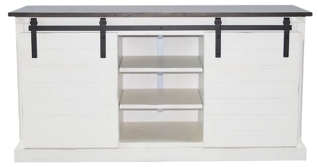 Sunny Designs™ European Cottage 65" TV Console with Barn Door-2