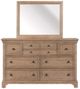 Liberty Furniture Haven Hills Camel Beige Dresser and Mirror-2