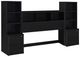 Coaster® Westpark 3-Piece Black Queen Bookcase Headboard Set-0