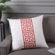 Stylecraft Dann Foley Lifestyle Red/White Pillow-4