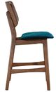 New Classic® Home Furnishings Oscar 5-Piece Clear/Teal/Walnut Counter Table Set-5