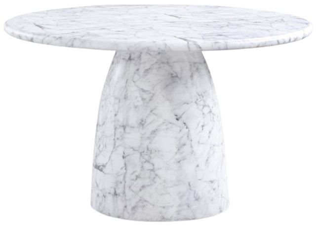 Meridian Furniture Cosenza White 49" Indoor/Outdoor Concrete Dining Table-0