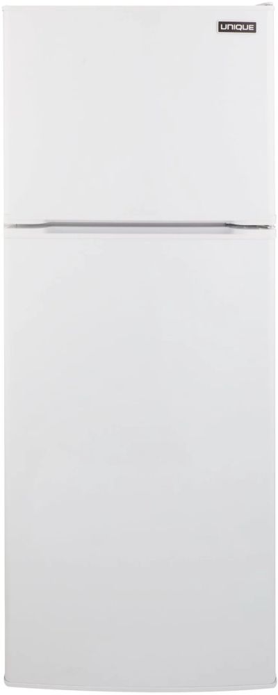 Unique Appliances 24" 10.3 Cu. Ft. White Counter Depth Top Freezer Refrigerator-0