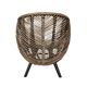 A & B Home Black/Brown Chair-3