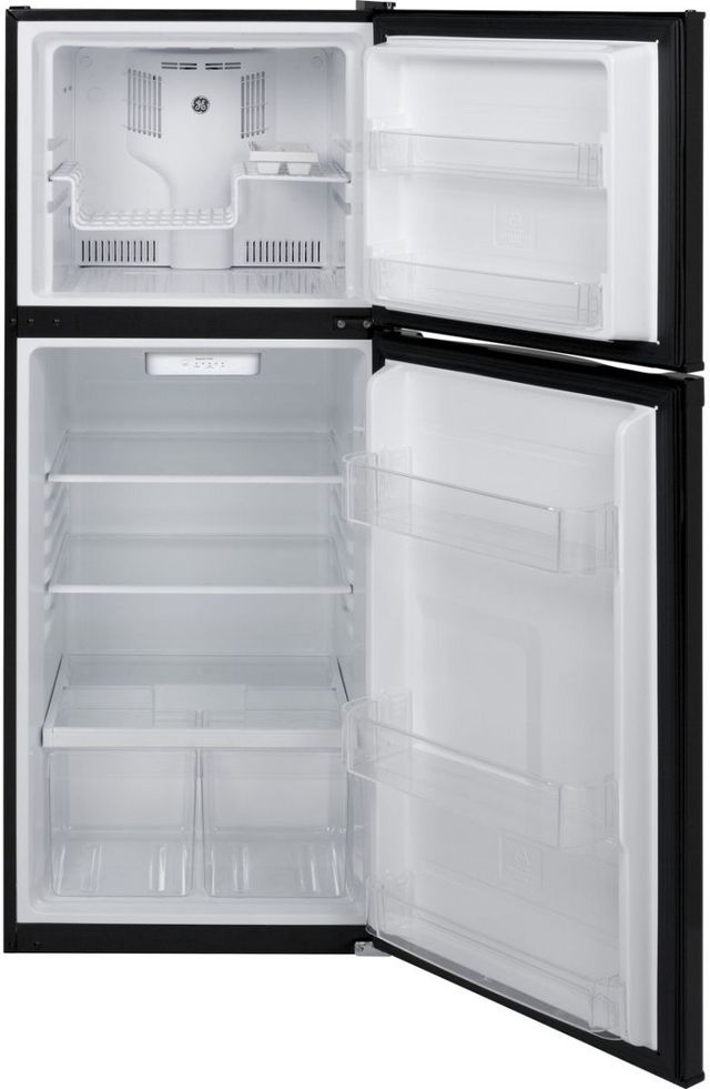 GE® Series 11.6 Cu. Ft. Black Top Freezer Refrigerator-3