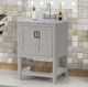 Furniture of America® Reston Gray 25" Vanity with Top/Sink-0