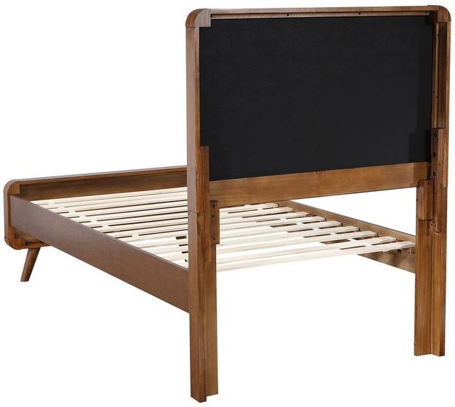 Coaster® Robyn Dark Gray/Dark Walnut Twin Platform Bed -3