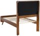 Coaster® Robyn Dark Gray/Dark Walnut Twin Platform Bed -3