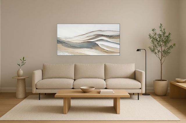 Classy Living Layered Calming Flow Wall Art-1