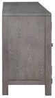 Liberty Furniture Modern Farmhouse Dusty Charcoal 78" Fireplace TV Console-3