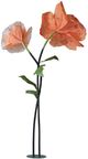 A & B Home Red Silk Poppy Sculpture-2