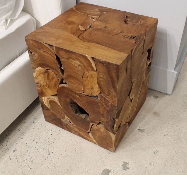Modus Furniture One Warm Teak Square End Table-1