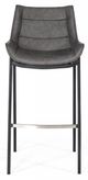 VIG Furniture Modrest Robert 2-Piece Black/Gray Bar Stool Set-3